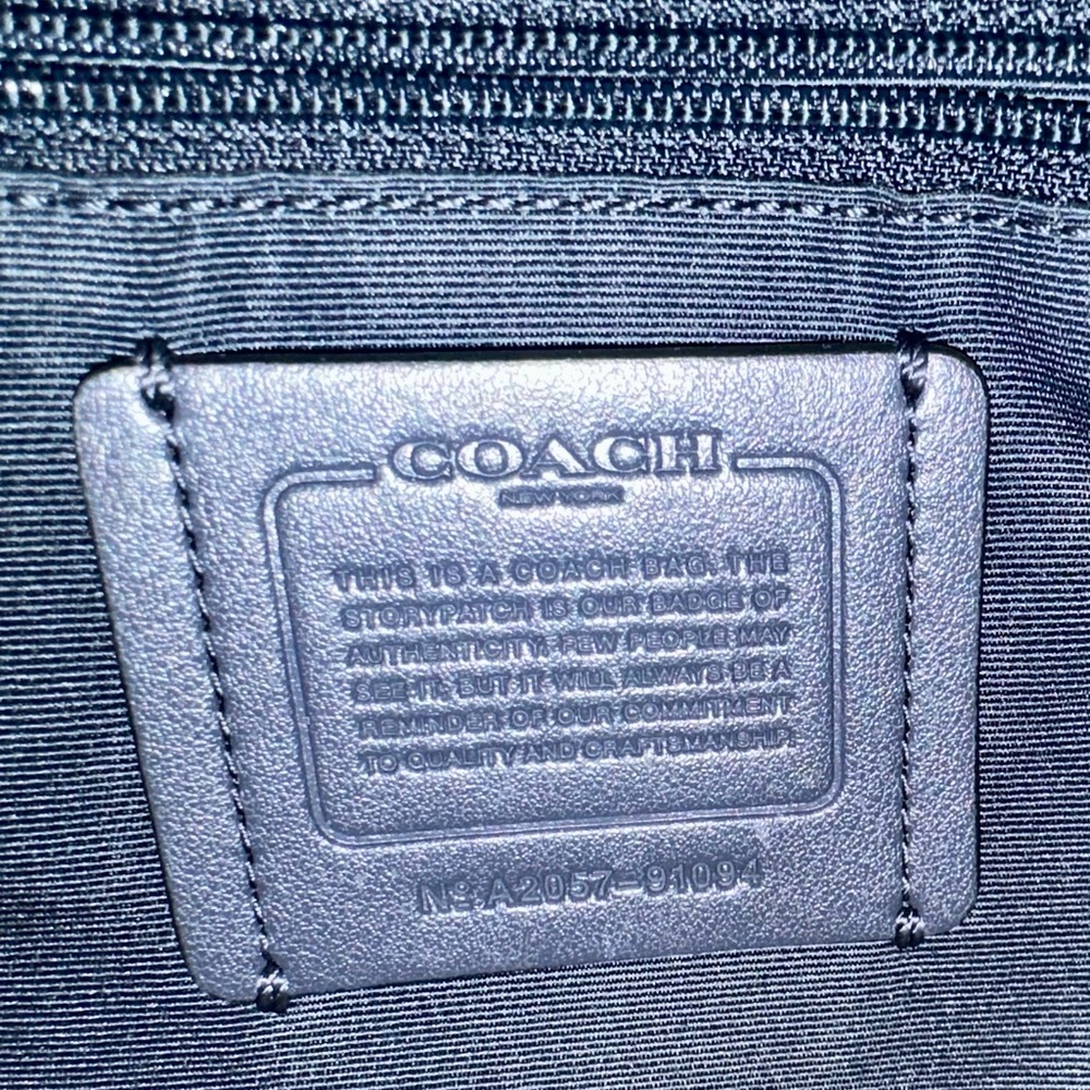 Coach Denim Prairie Satchel with Strap - Picture 12 of 16
